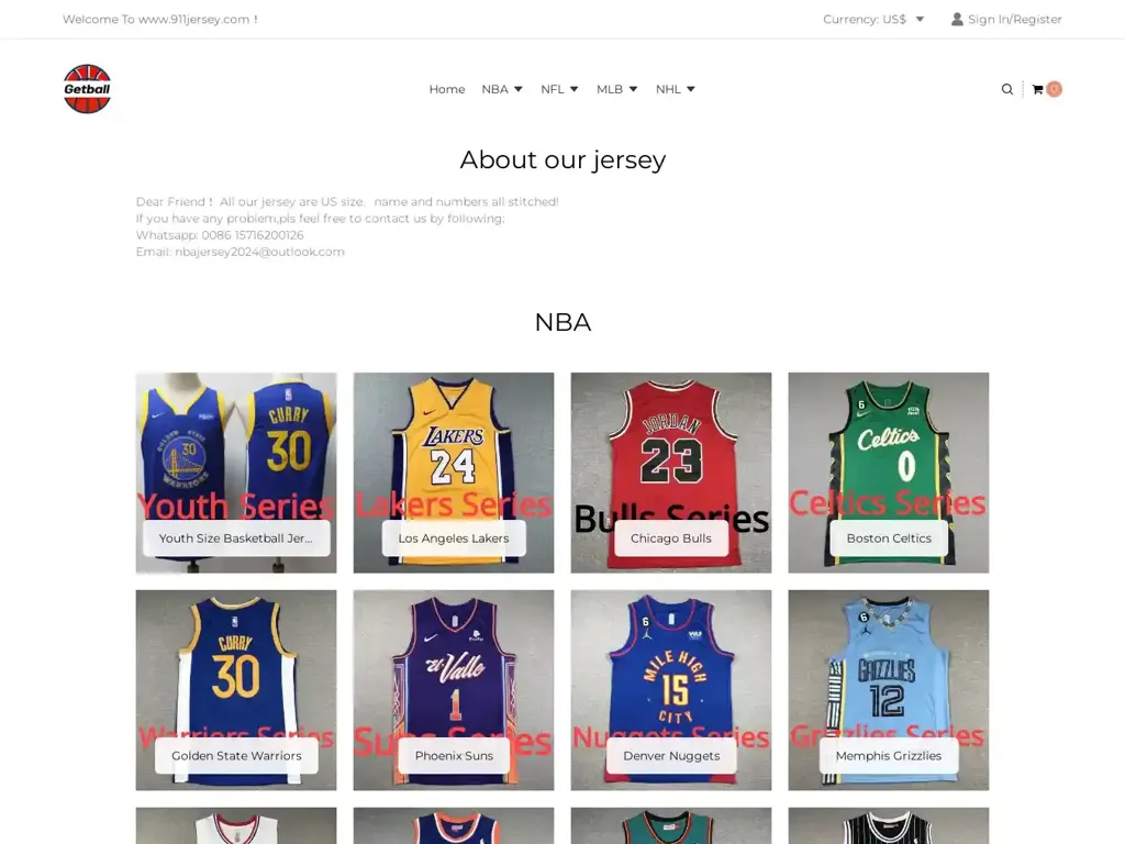 Screenshot of 5starjersey.com taken on Friday the 8th of March 2024