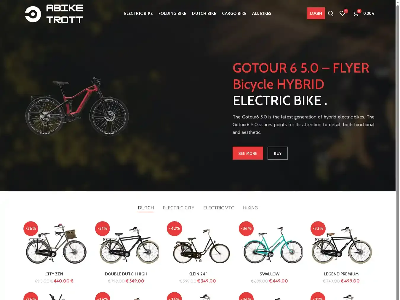 Abike-trott.com Fraudulent Non-Delivery website.