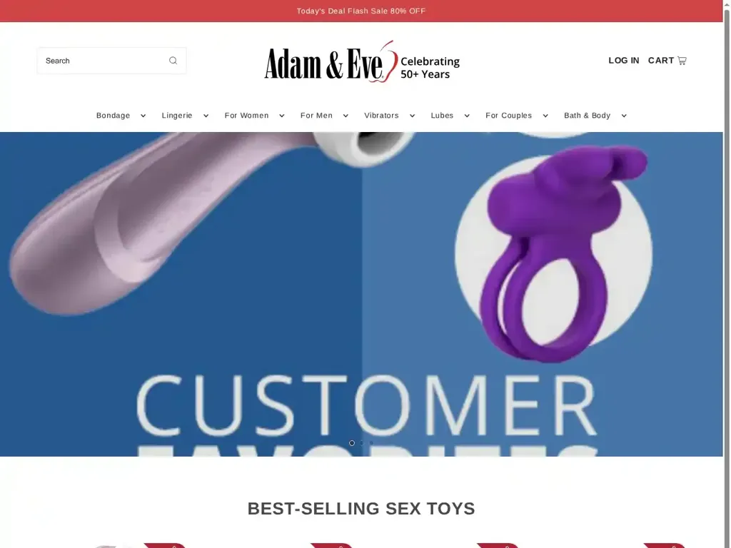 Screenshot of Adamonilne.com taken on Friday the 6th of June 2025