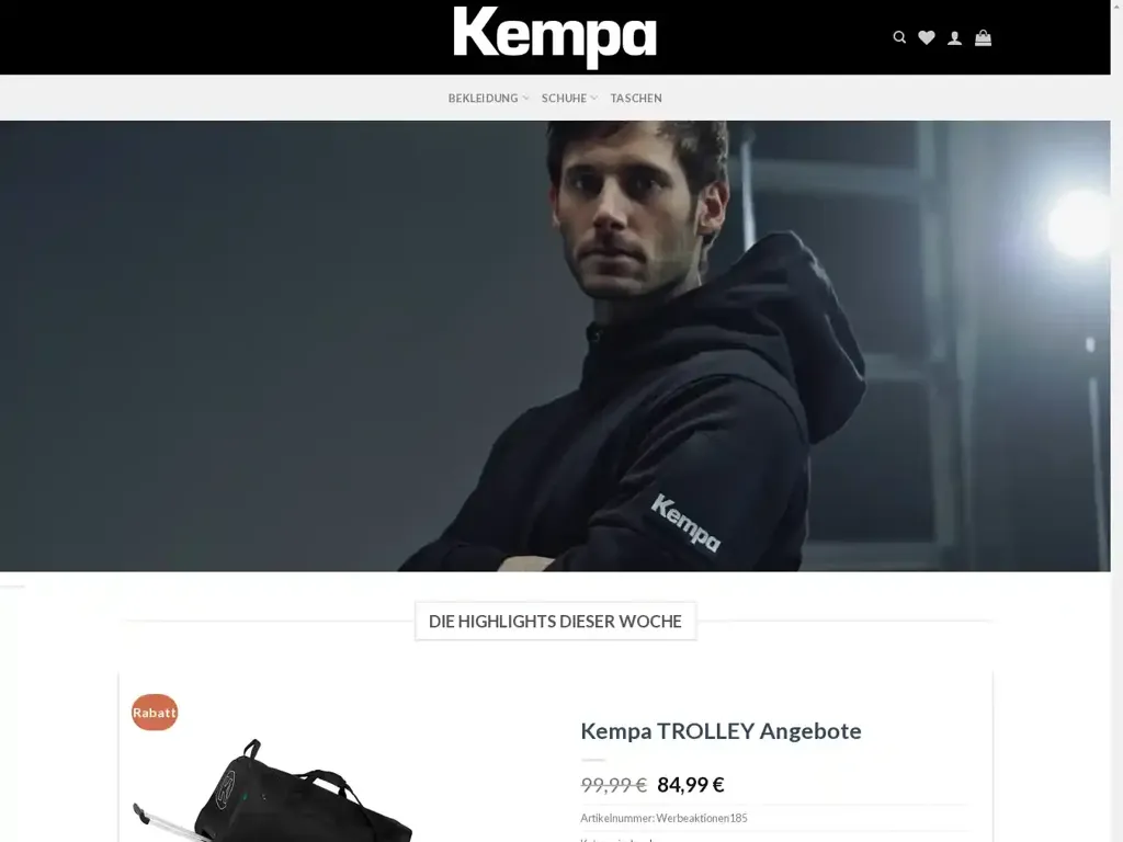 Screenshot of Aktionathleisure.com taken on Wednesday the 26th of June 2024