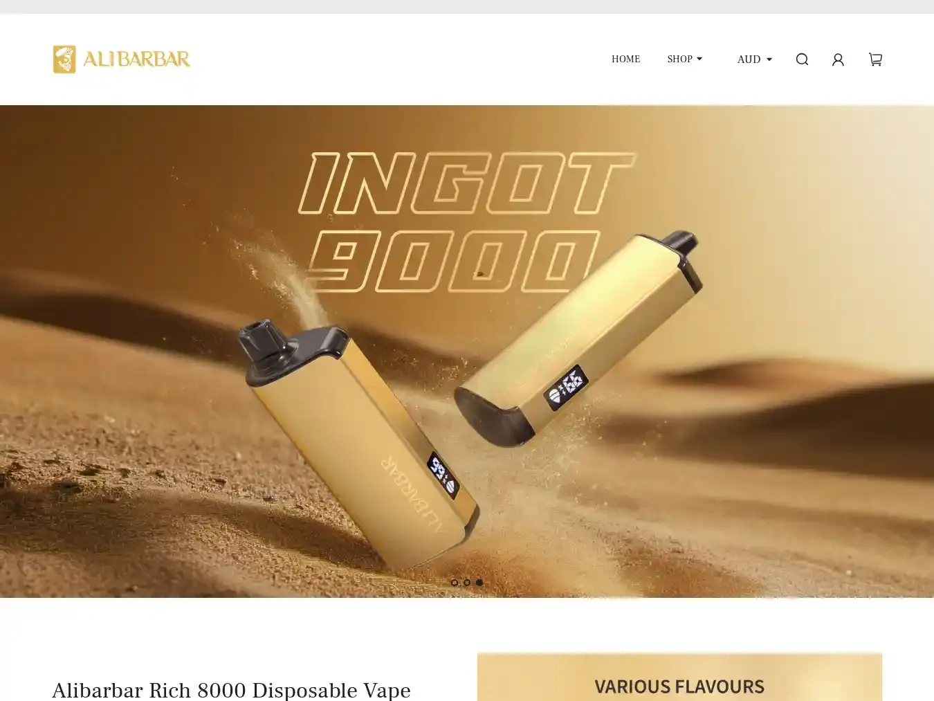 Alibarbar-vape-shop.shop Fraudulent Non-Delivery website.