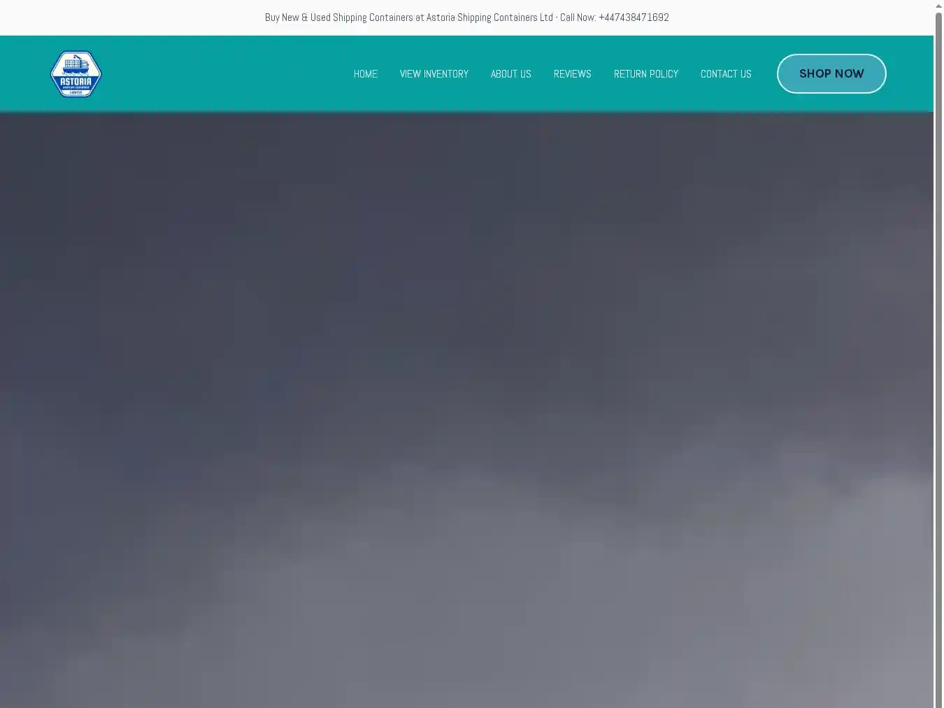 Astoriashippingcontainers.com Fraudulent Container website.