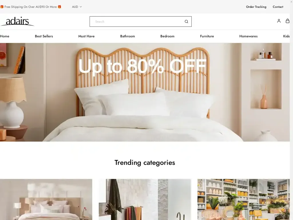 Screenshot of Auhomedecor.store taken on Tuesday the 7th of May 2024