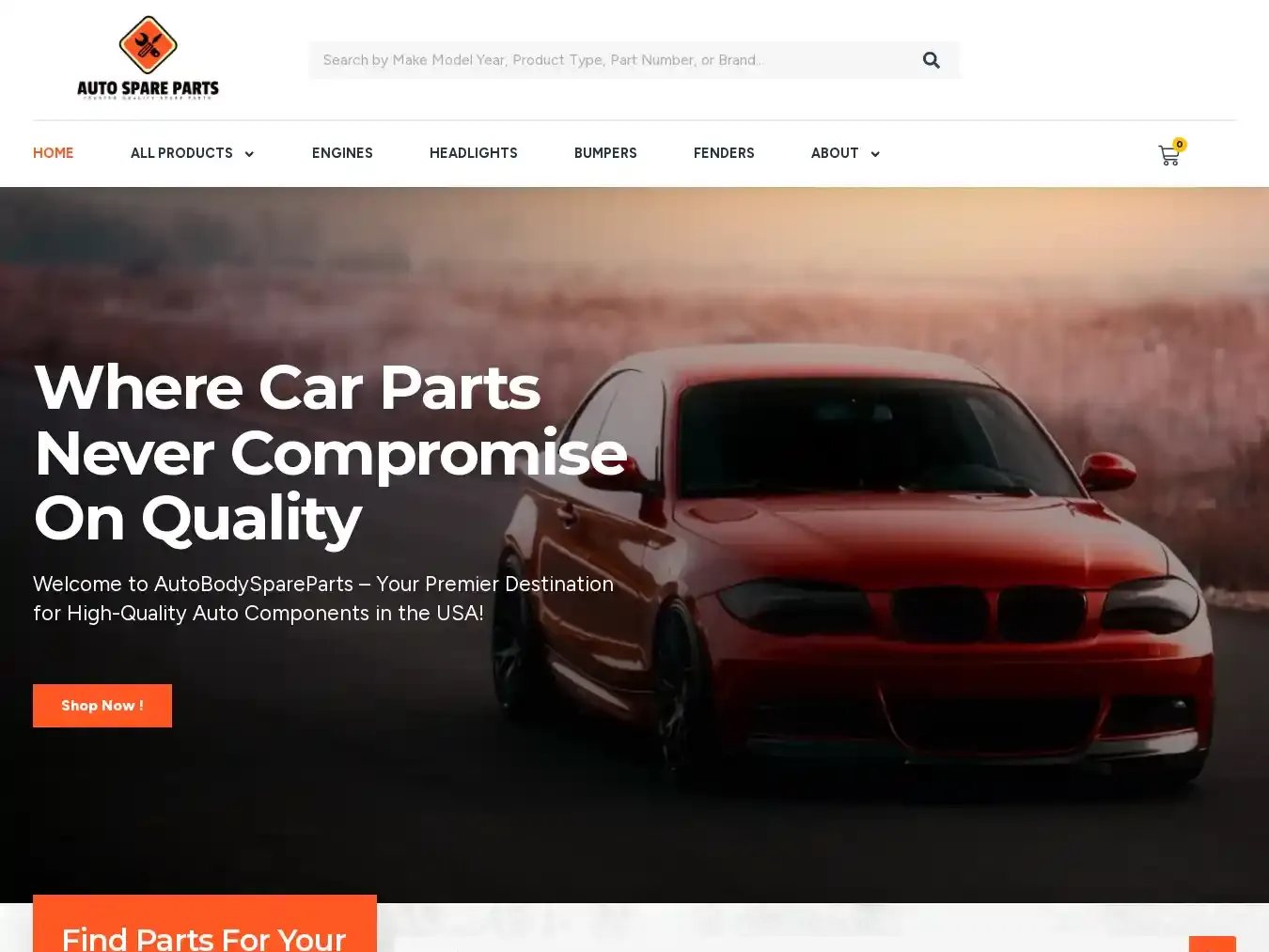 Autobodyspareparts.com Fraudulent Automobile website.
