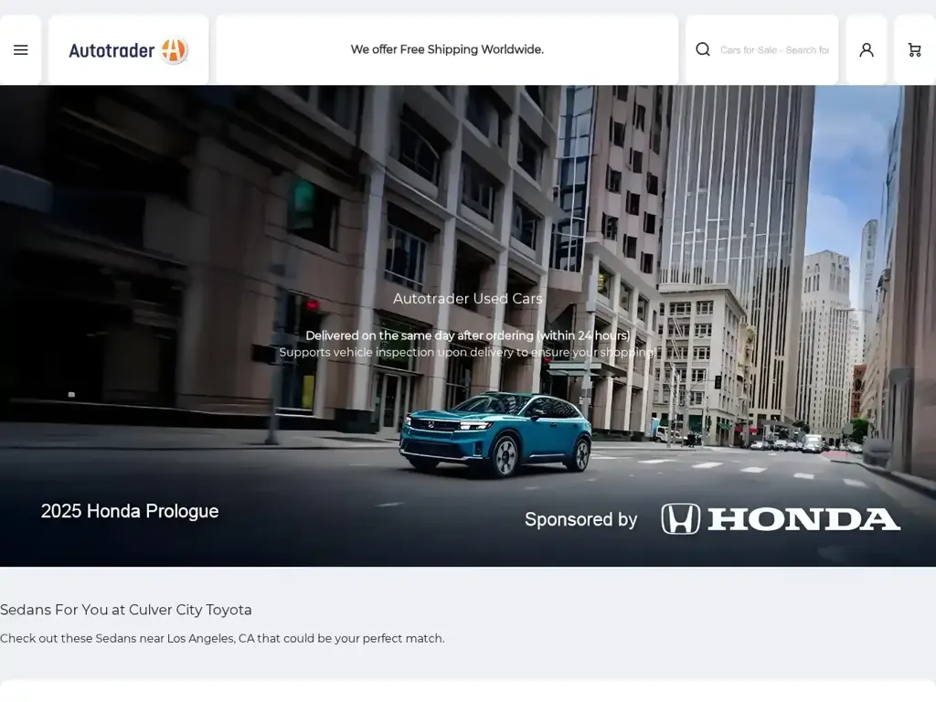 Screenshot of Autstore.shop taken on Thursday the 17th of July 2025