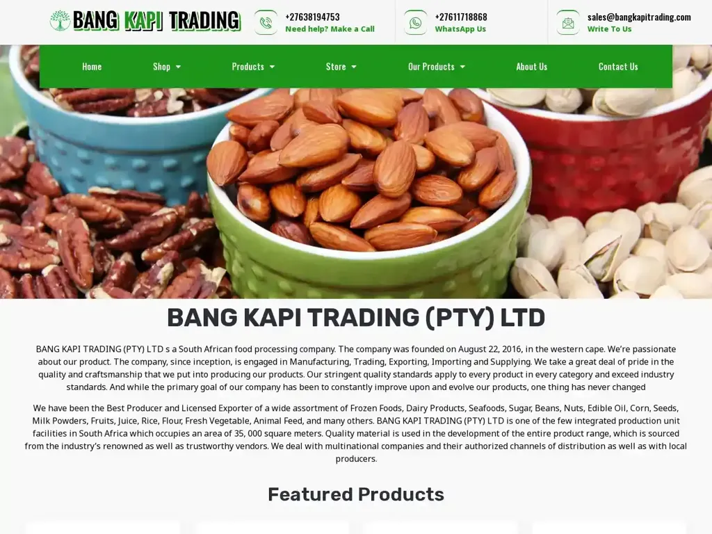 Screenshot of Bangkapitrading.com taken on Thursday the 4th of January 2024