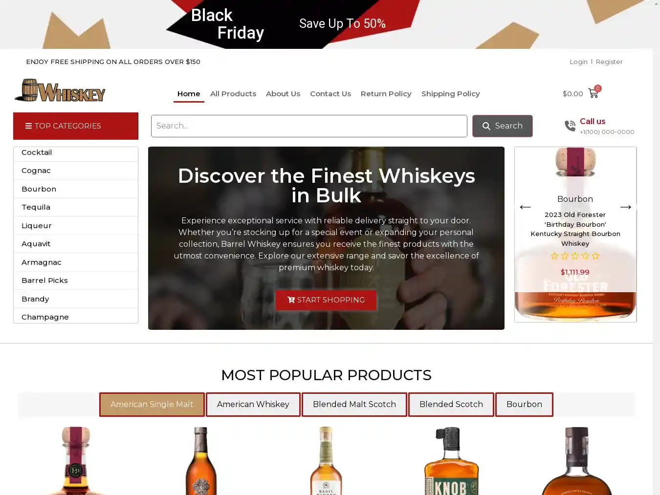 Barrelwhis.com Fraudulent Whisky website.