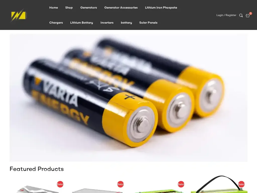 Screenshot of Batteryxpower.com taken on Monday the 10th of June 2024