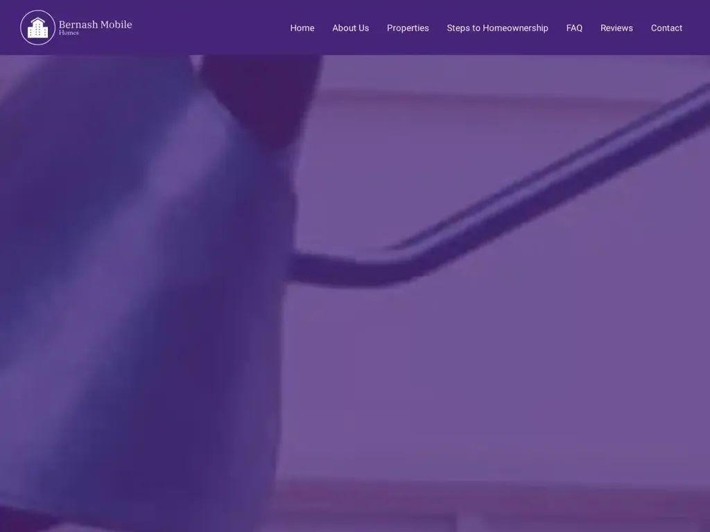 Screenshot of Bernashhomes.com taken on Thursday the 4th of January 2024