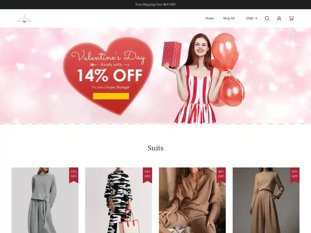 Screenshot of Bertlove.shop taken on Wednesday the 24th of January 2024