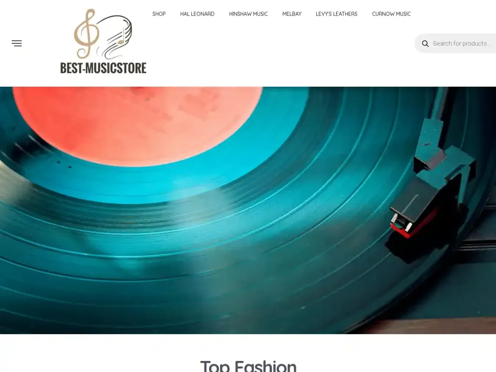 Screenshot of Best-musicstore.com taken on Monday the 28th of October 2024