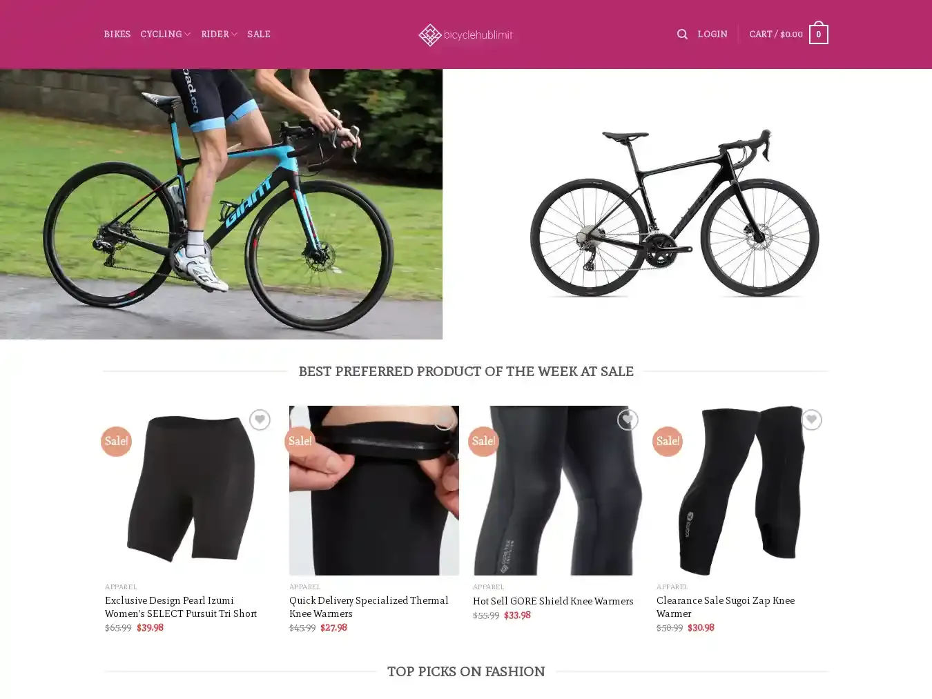 Bicyclehublimit.com Fraudulent Sport website.