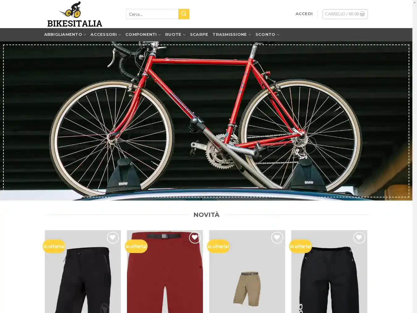 Bikesitalia.com Fraudulent Non-Delivery website.