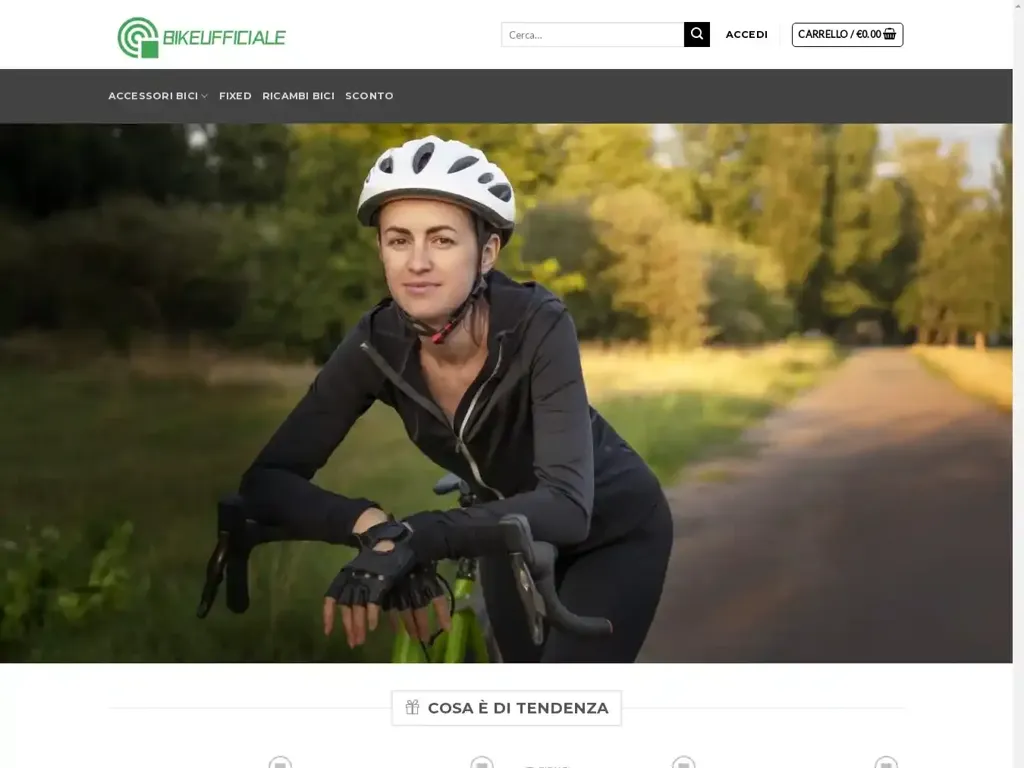 Screenshot of Bikeufficiale.com taken on Wednesday the 26th of June 2024