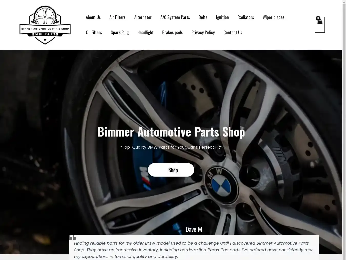 Bimmerautomotivepartsshop.com Fraudulent Non-Delivery website.