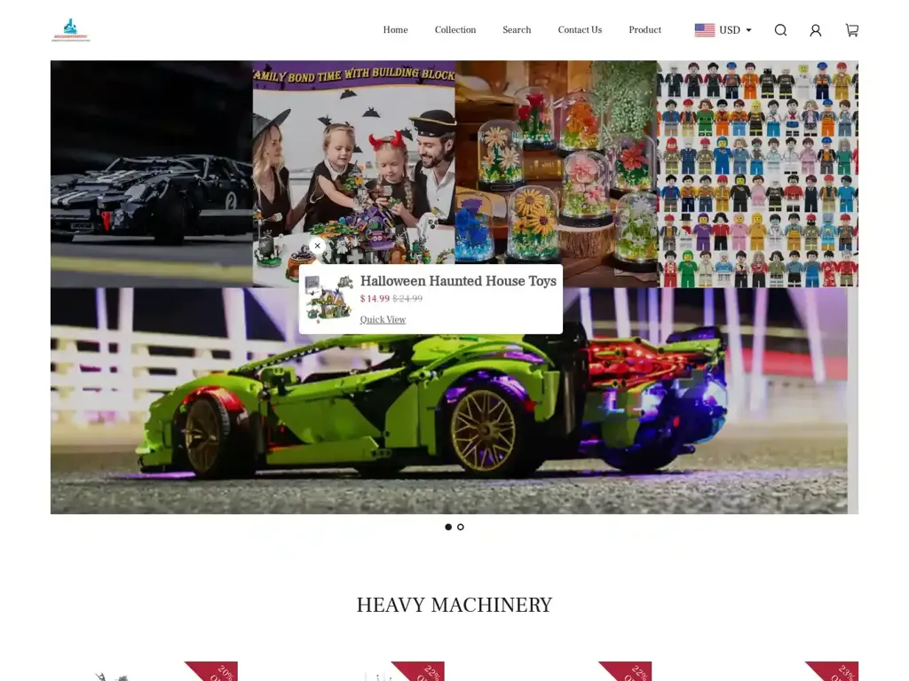 Screenshot of Blockmastertoys.com taken on Wednesday the 30th of October 2024