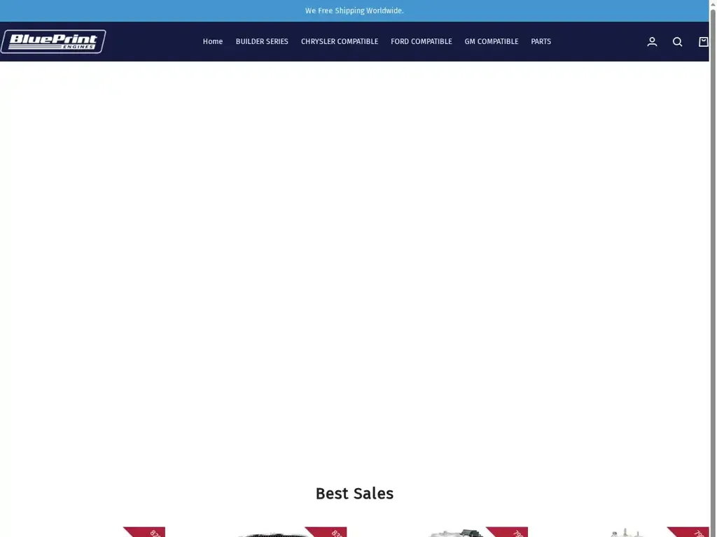 Screenshot of Blueprintengines.vip taken on Saturday the 19th of July 2025