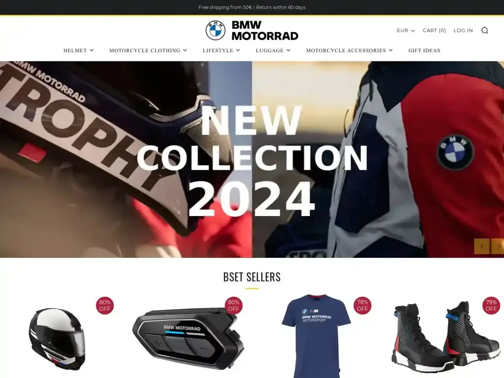 Screenshot of Bmweu.shop taken on Sunday the 15th of December 2024