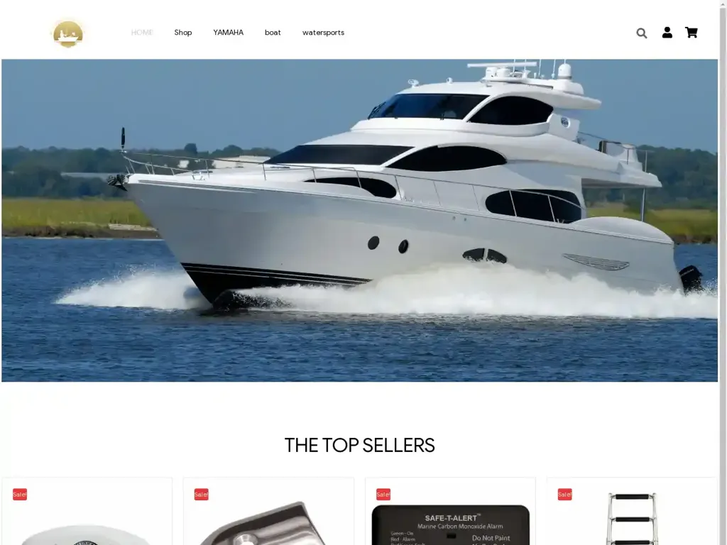 Screenshot of Boatpartsshopshow.com taken on Monday the 28th of October 2024