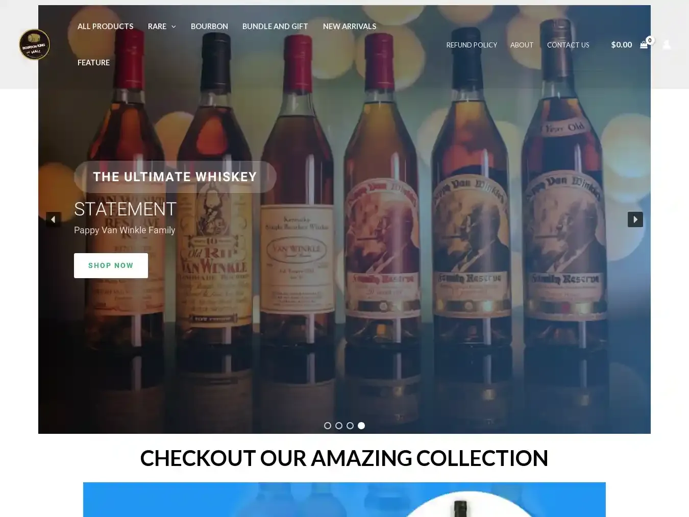 Bourbonkingmall.com Fraudulent Whisky website.