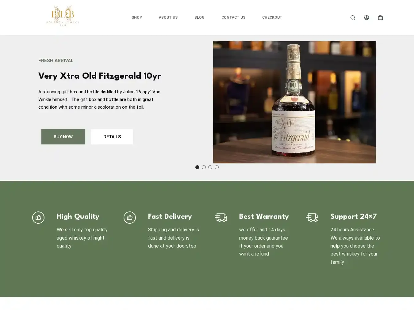 Bourbonlegacybar.com Fraudulent Whisky website.