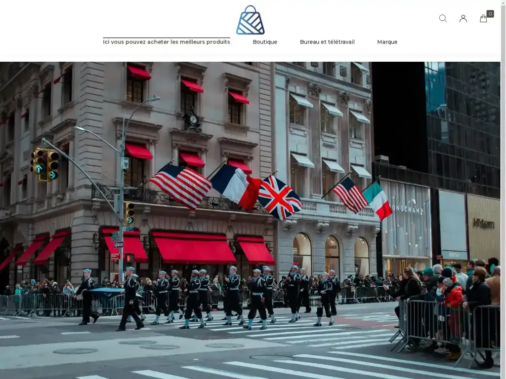 Screenshot of Boutiqueinfrance.com taken on Monday the 28th of October 2024