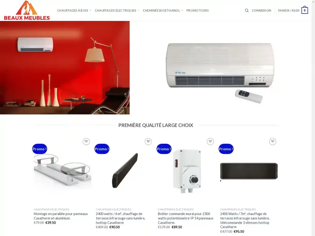 Screenshot of Boutiquereduit.com taken on Wednesday the 26th of June 2024