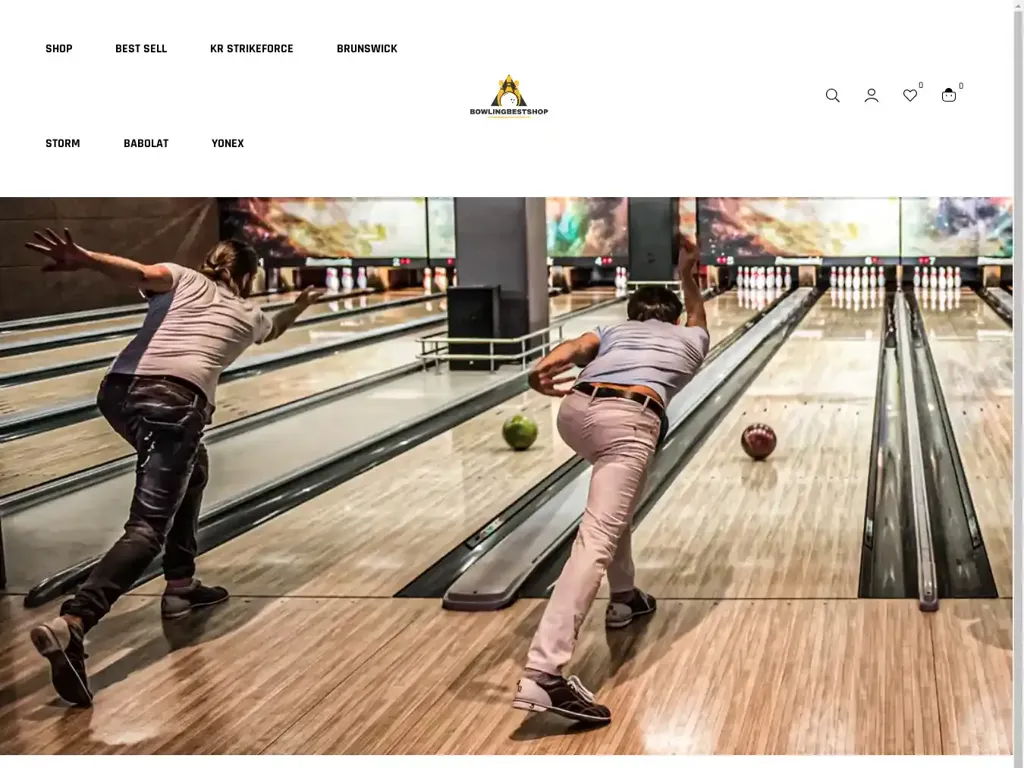 Screenshot of Bowlingbestshop.com taken on Monday the 28th of October 2024