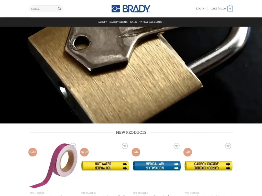 Screenshot of Bradyplaza.com taken on Tuesday the 9th of January 2024