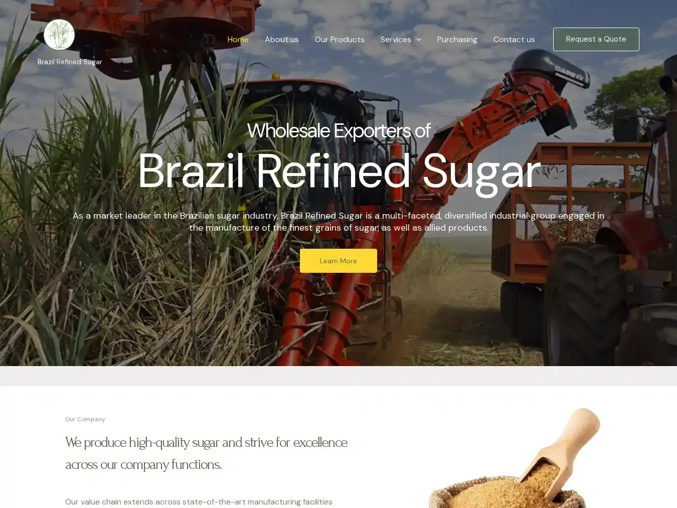 Brazilrefinedsugar.com Fraudulent Commodity website.