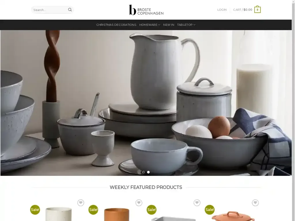 Screenshot of Brostecopenhagenshop.com taken on Wednesday the 26th of June 2024