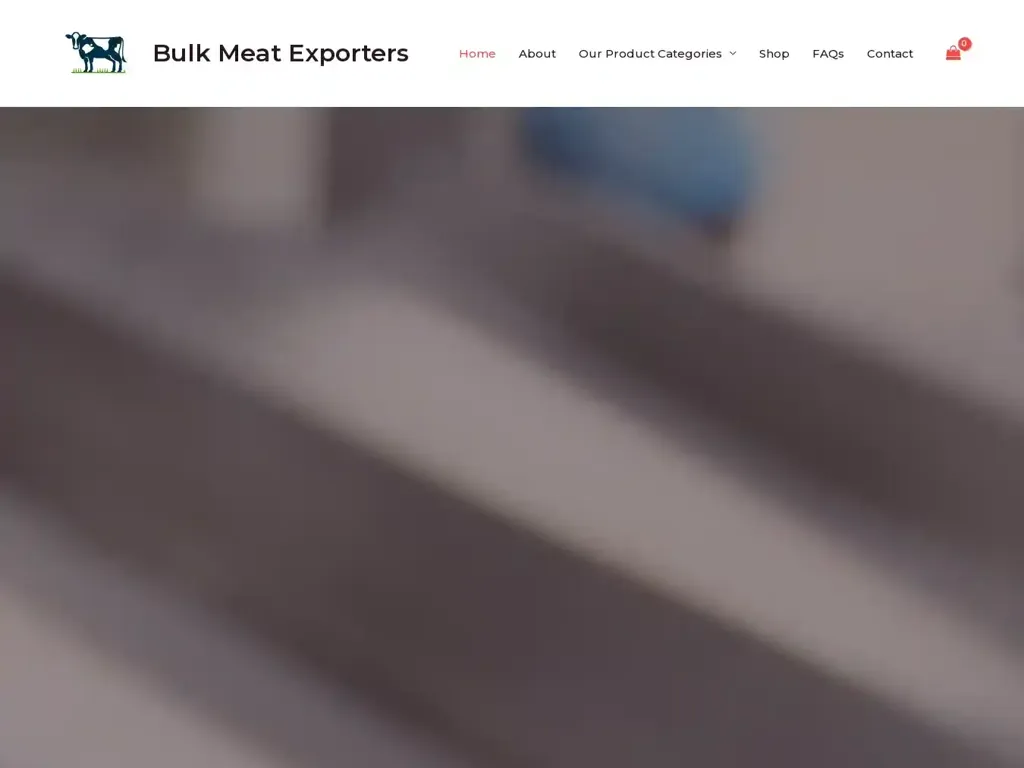 Screenshot of Bulkmeatexporters.com taken on Friday the 1st of March 2024