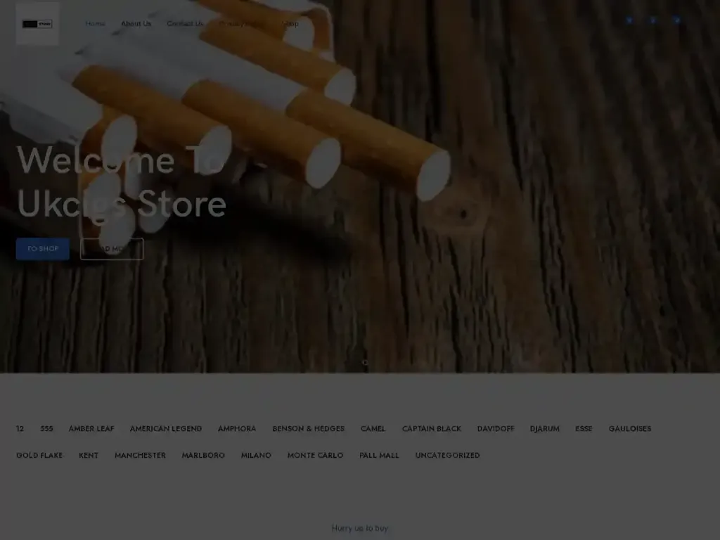 Screenshot of Buyeuropecigarettes.com taken on Wednesday the 17th of April 2024