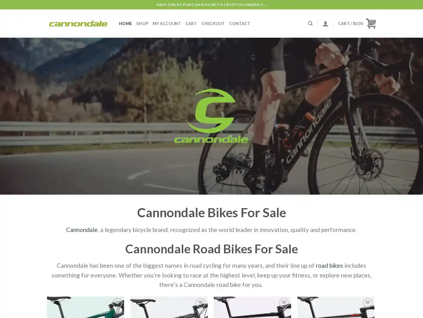 Cannondalebikesshop.com Fraudulent Sport website.