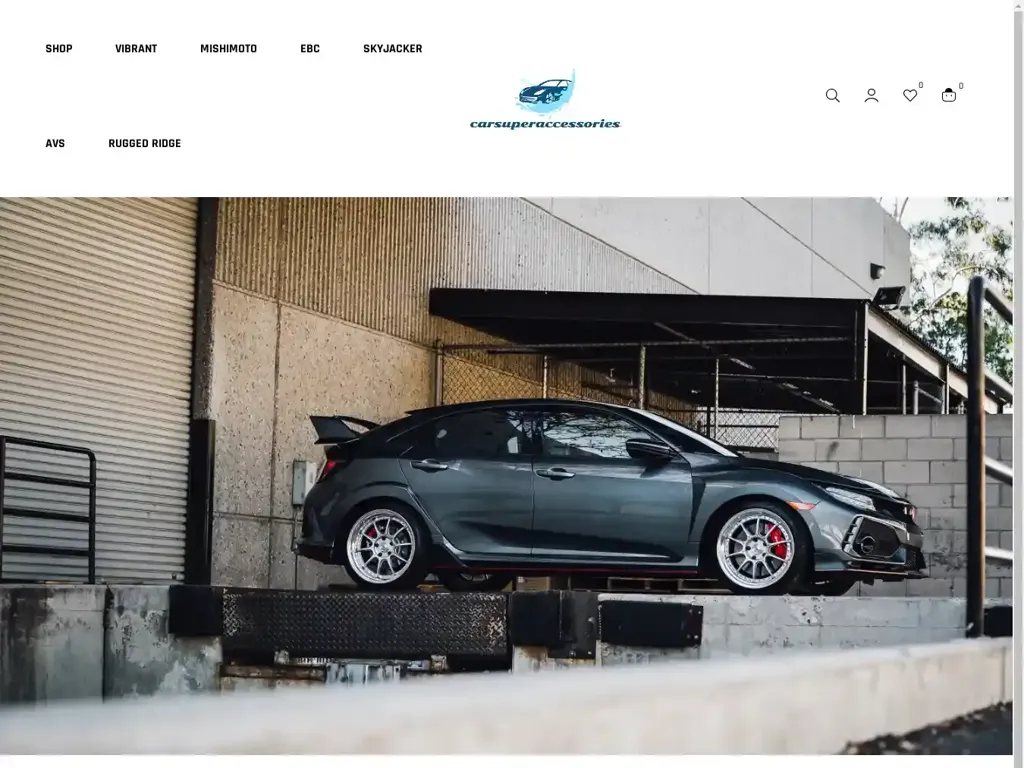 Screenshot of Carsuperaccessories.com taken on Monday the 10th of June 2024