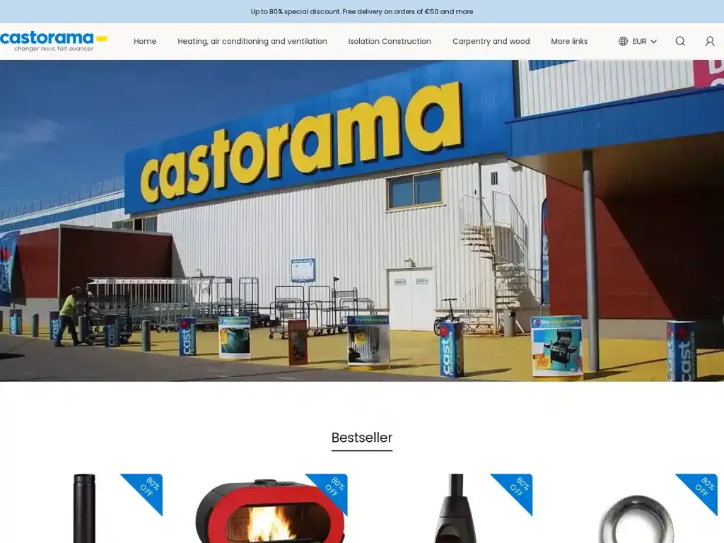 Screenshot of Castoramatop.shop taken on Tuesday the 30th of January 2024