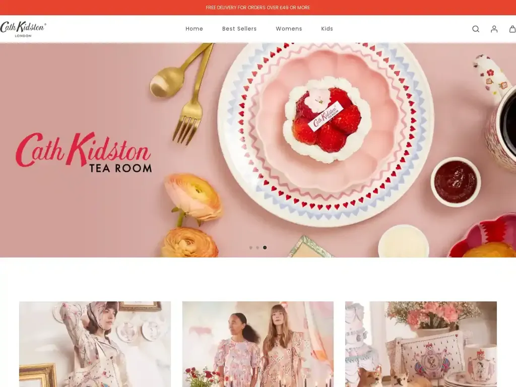 Screenshot of Cathkidstonoutlets.com taken on Monday the 15th of January 2024