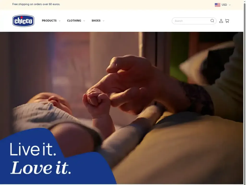 Screenshot of Chicobaby.shop taken on Monday the 9th of June 2025