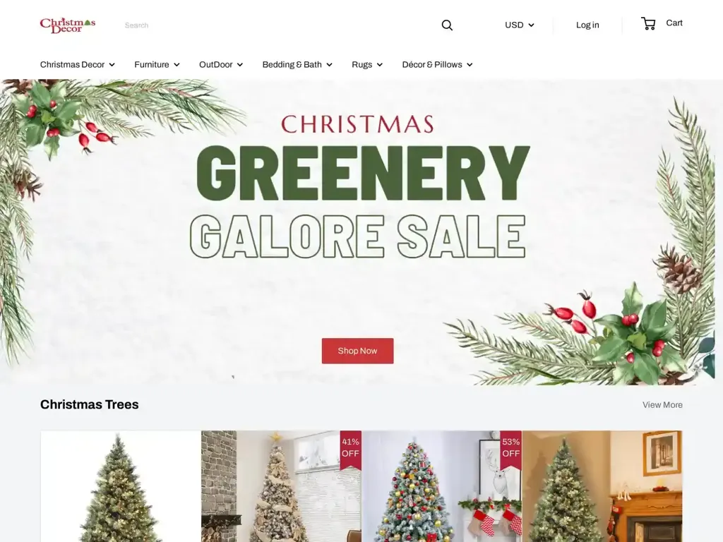 Screenshot of Christmasdiscount.top taken on Tuesday the 5th of November 2024