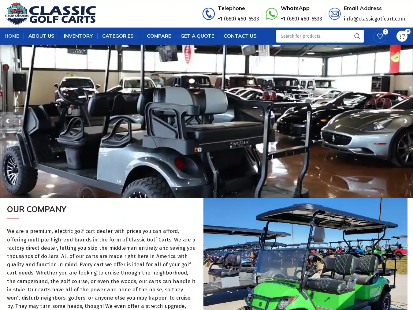 Classicgolfcart.com Fraudulent Non-Delivery website.