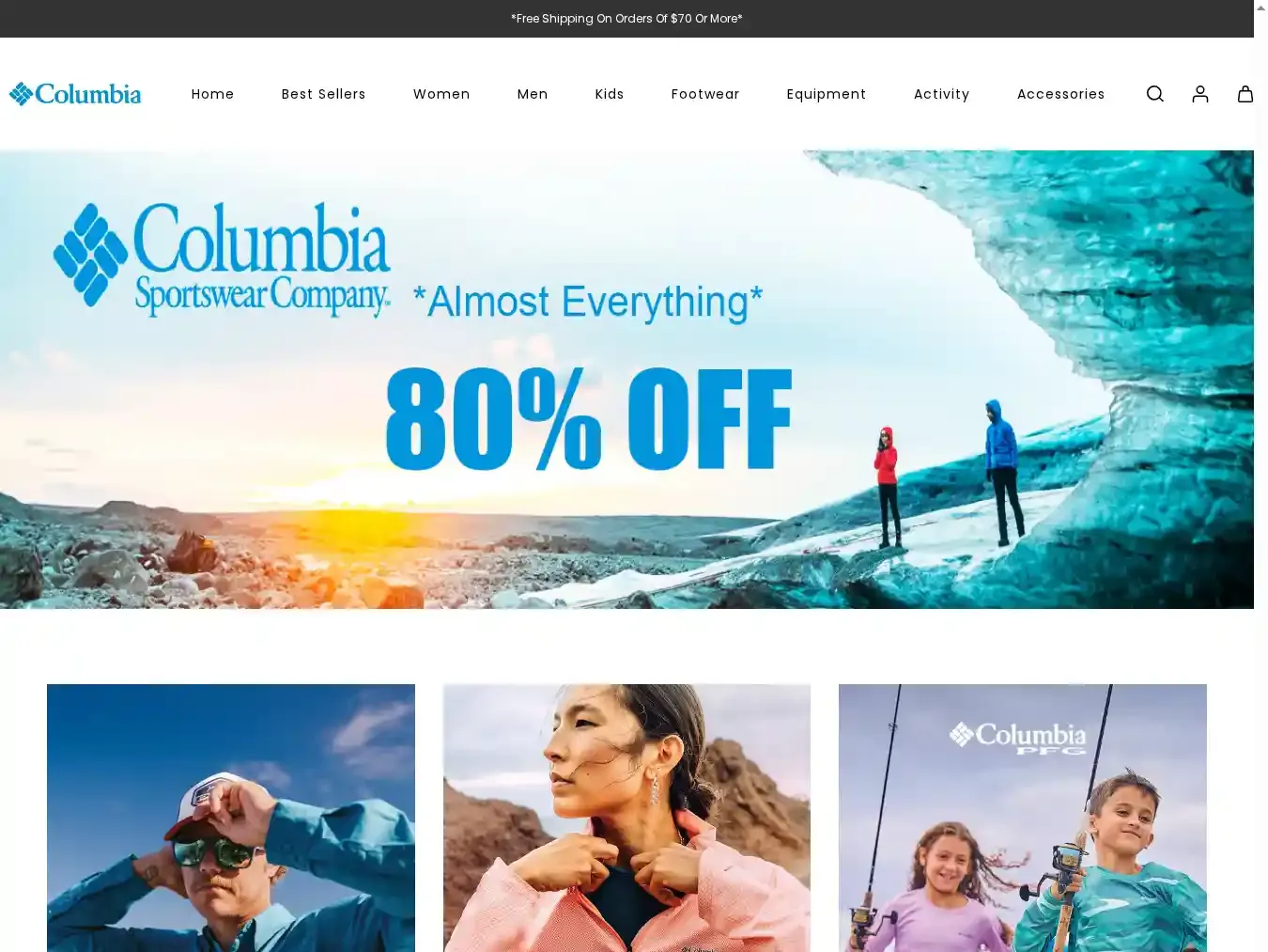 Columbiaausale.com Fraudulent Non-Delivery website.
