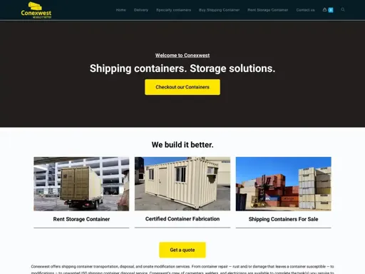 Conexwestshippingcontainers.com