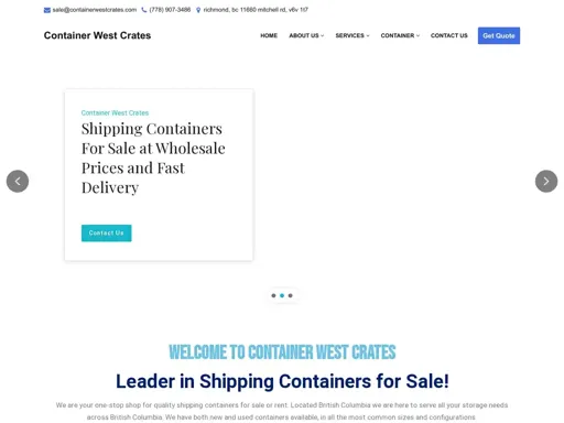 Containerwestcrates.com