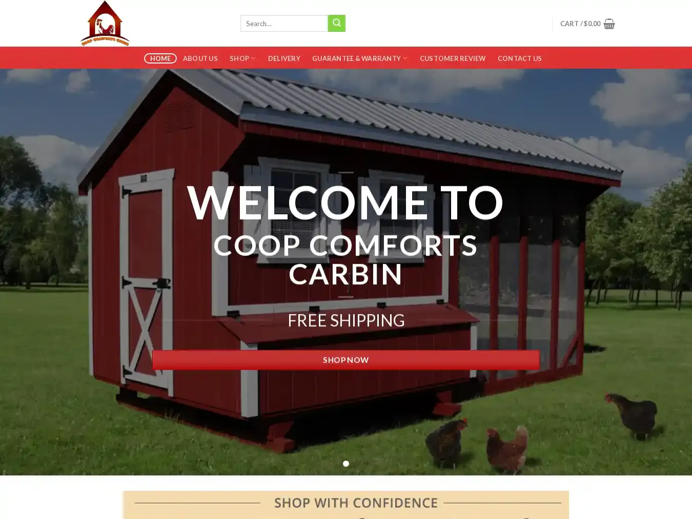 Coopcomfortscabin.com Fraudulent Non-Delivery website.