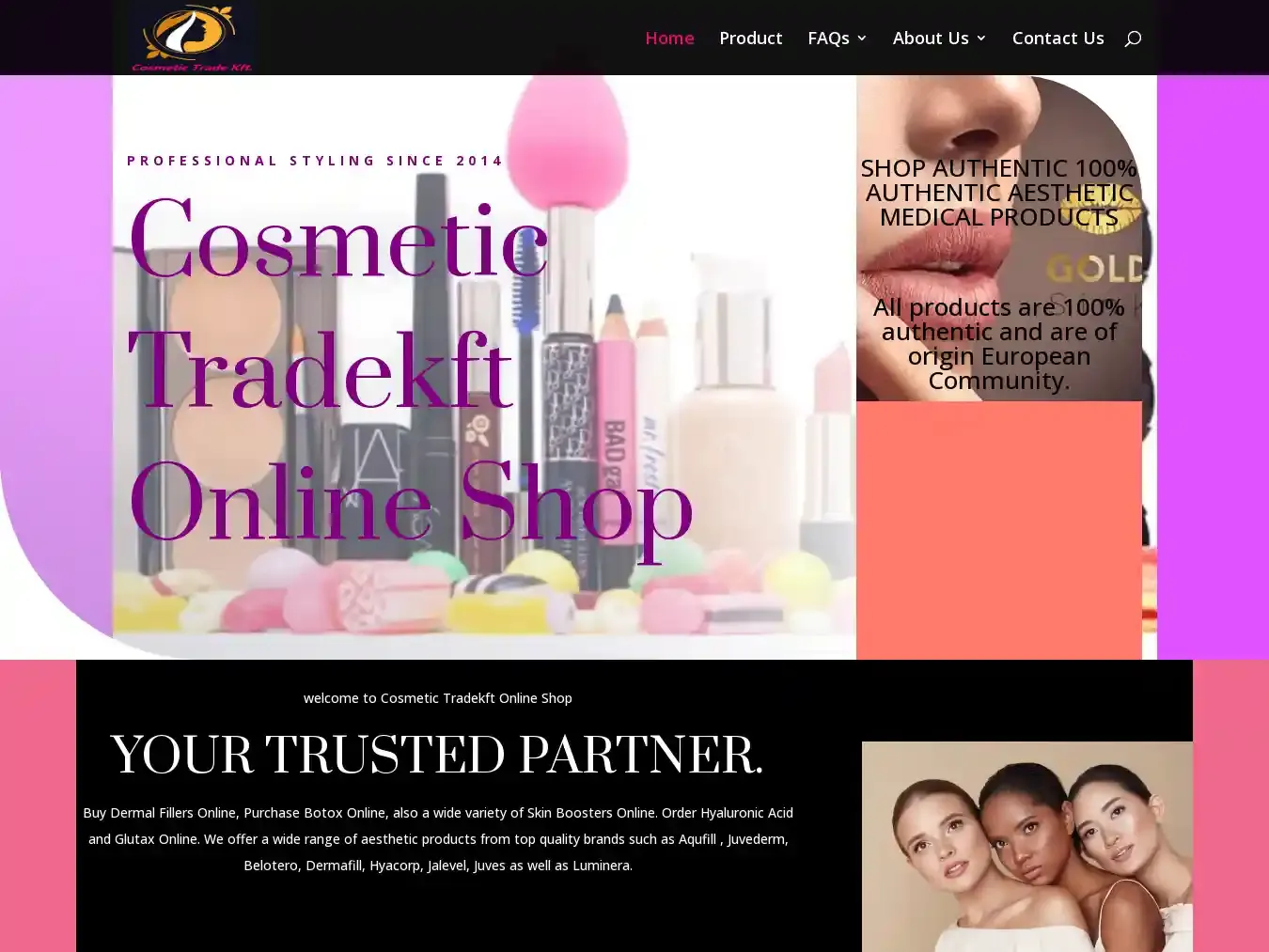 Cosmetictradekftonlineshop.com Fraudulent Non-Delivery website.