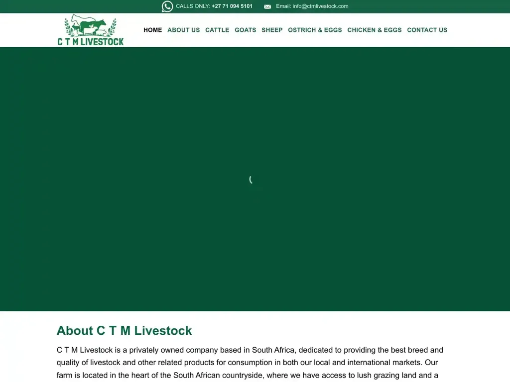 Screenshot of Ctmlivestock.com taken on Friday the 8th of March 2024