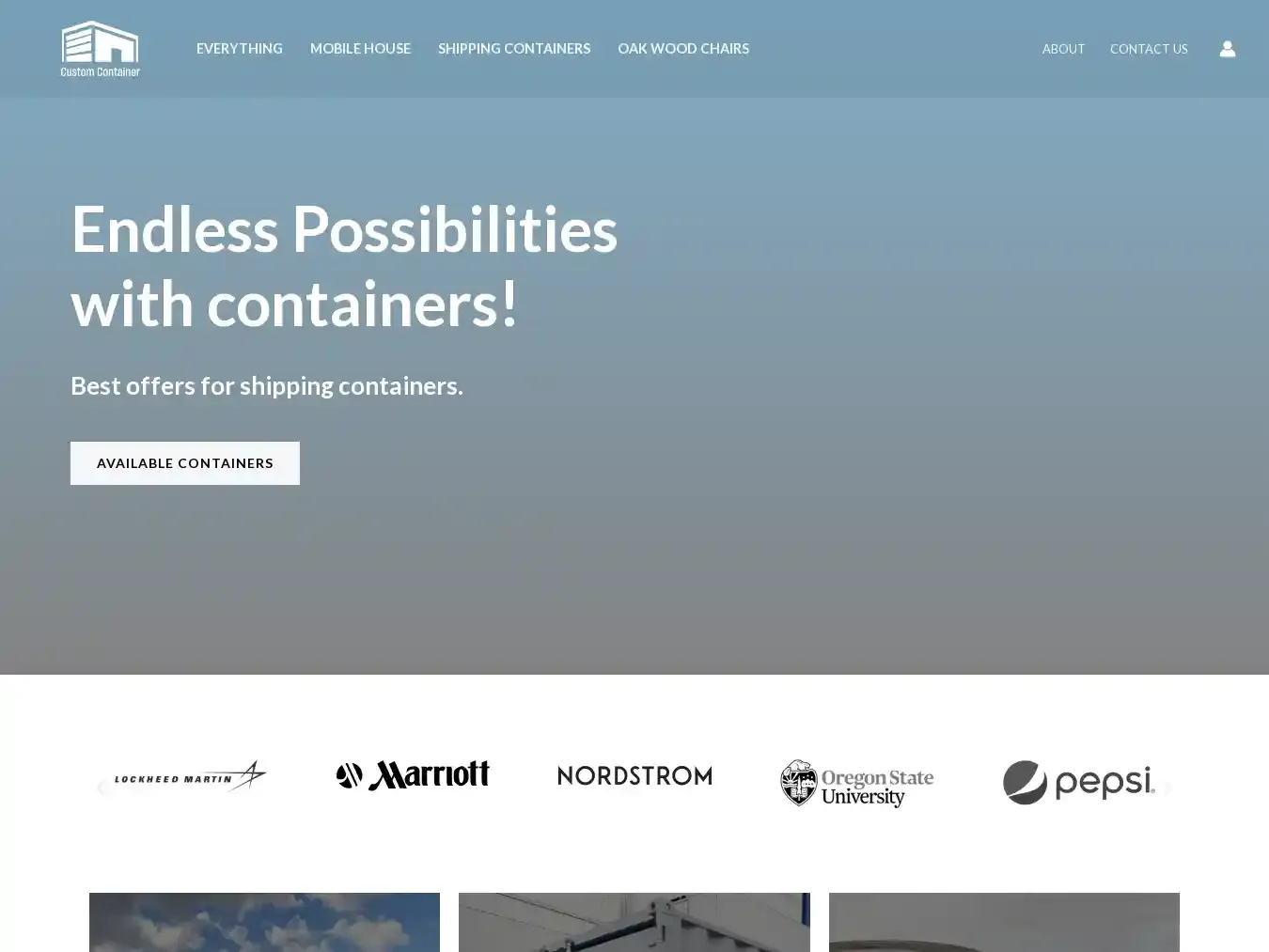 Customcontainersliving.com Fraudulent Container website.