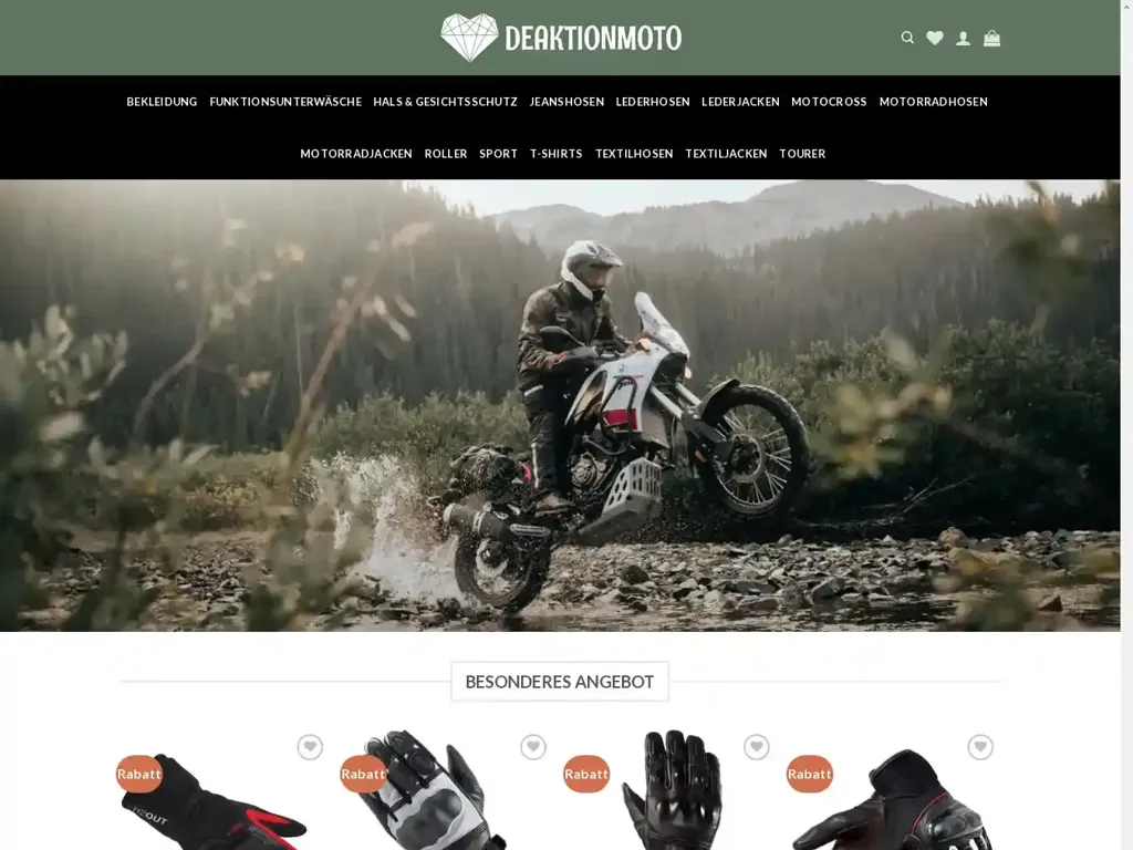 Screenshot of Deaktionmoto.com taken on Wednesday the 26th of June 2024