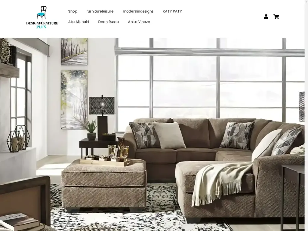 Screenshot of Designfurnitureplus.com taken on Monday the 10th of June 2024