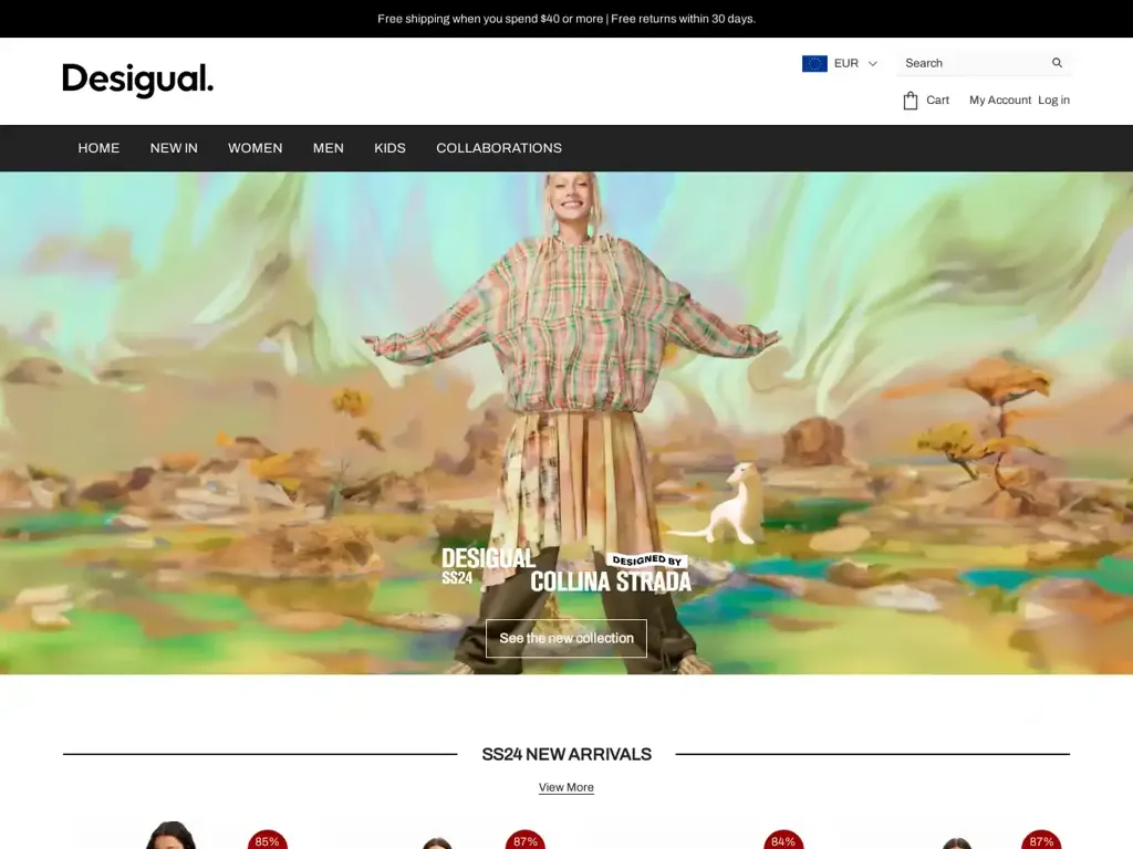 Screenshot of Desigualforbuy.shop taken on Wednesday the 17th of April 2024